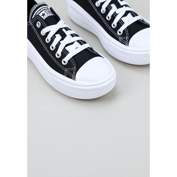 NWT Converse Women's Chuck Taylor All Star Move Canvas Platform Black/White 8.5 - Picture 6 of 7